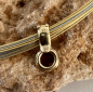 Preview: Rosa Turmalin Anhänger 7mm rund cab.